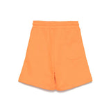 MSGM Kids Bermuda Arancione con Logo per Bambini