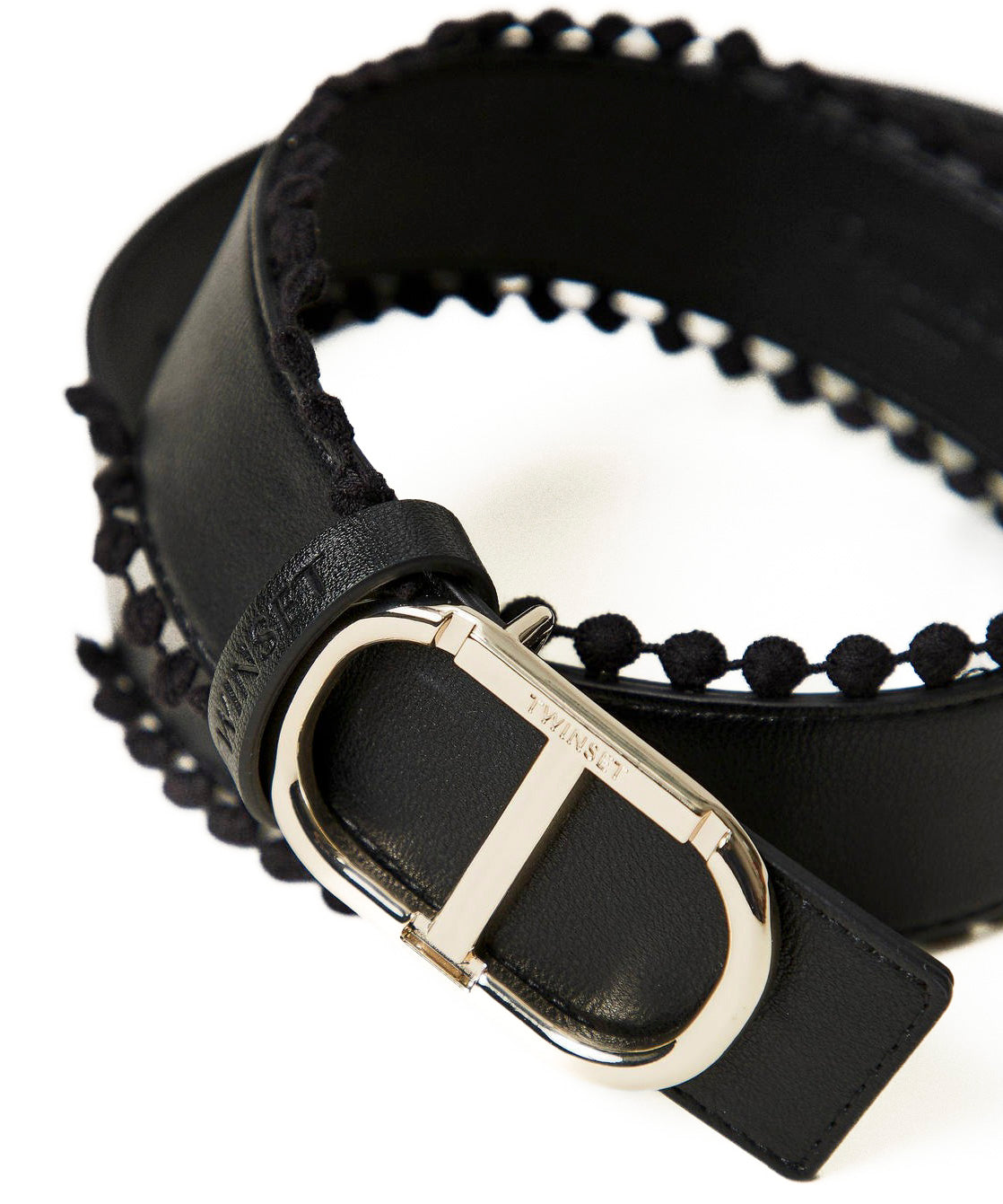 Twinset Kids Cintura Nera con Logo Florence Kids (dettaglio logo)