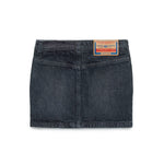 Diesel Kids Gonna Denim Nero con Oval D per Bambine