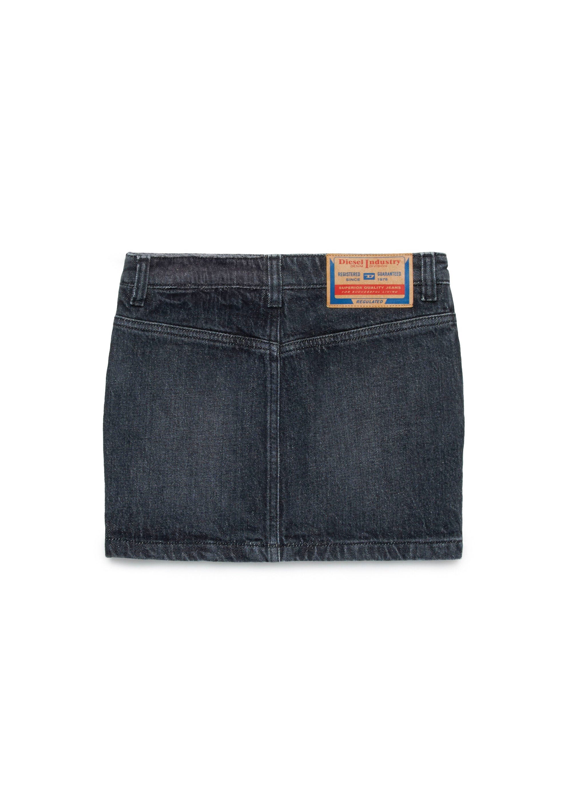 Diesel Kids Gonna Denim Nero con Oval D per Bambine