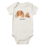Palm Angels Kids Tripack Body Bianco/BLU/Grigio per Neonati