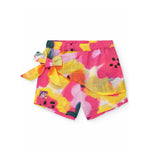 Tuc Tuc Short Fucsia Multicolor con Fiocco per Neonate