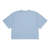 Diesel Kids T-Shirt Azzurro Polvere con Logo Oval-D per Bambine