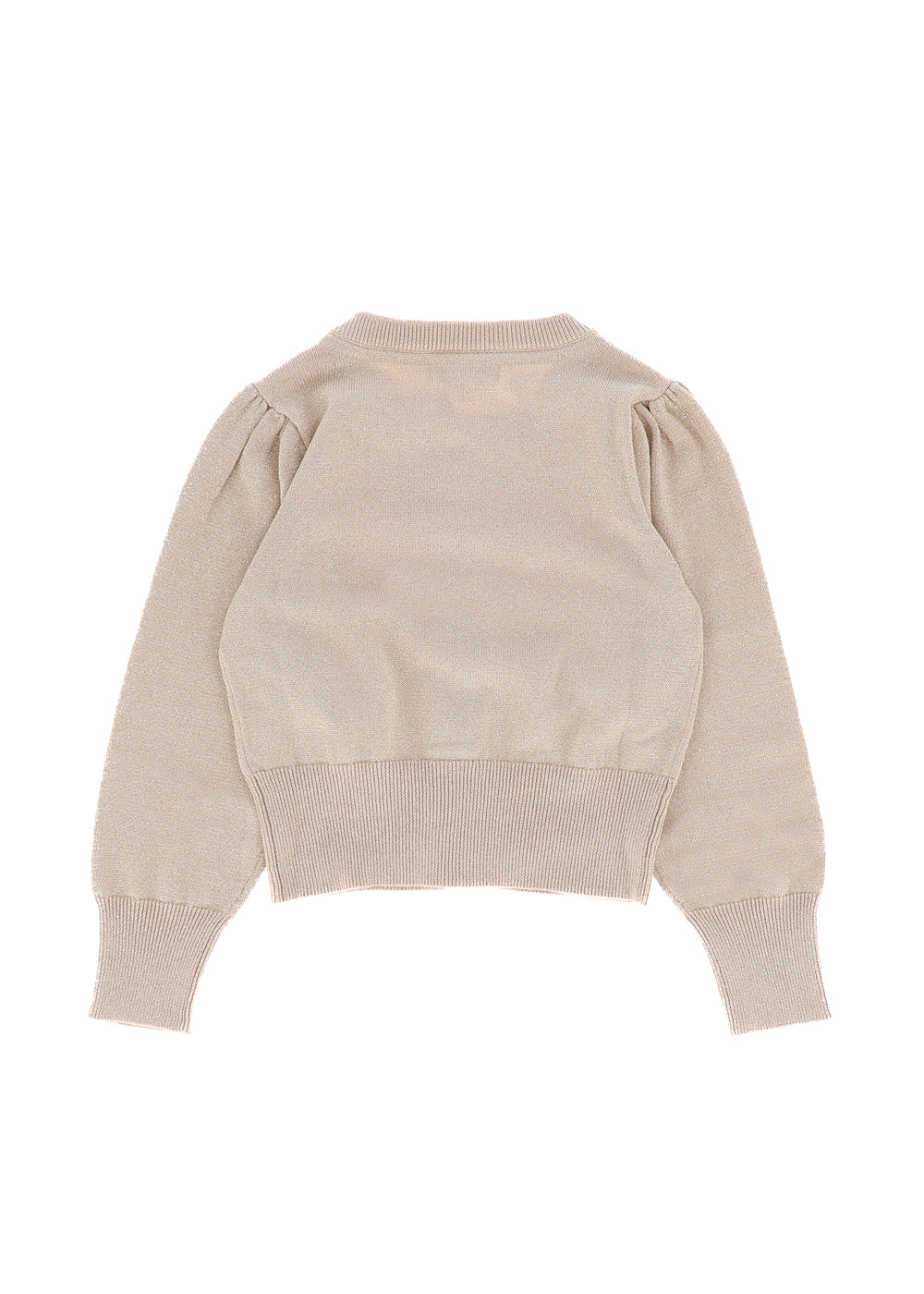 Angel's face Cardigan Beige con Fiocchi per Bambine (retro)