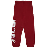 Diesel Kids Pantalone Bordeaux con Stampe per Bambini