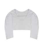 Hinnominate Kids T-Shirt Maniche Lunghe Bianca con Logo Frontale Strass per Bambine