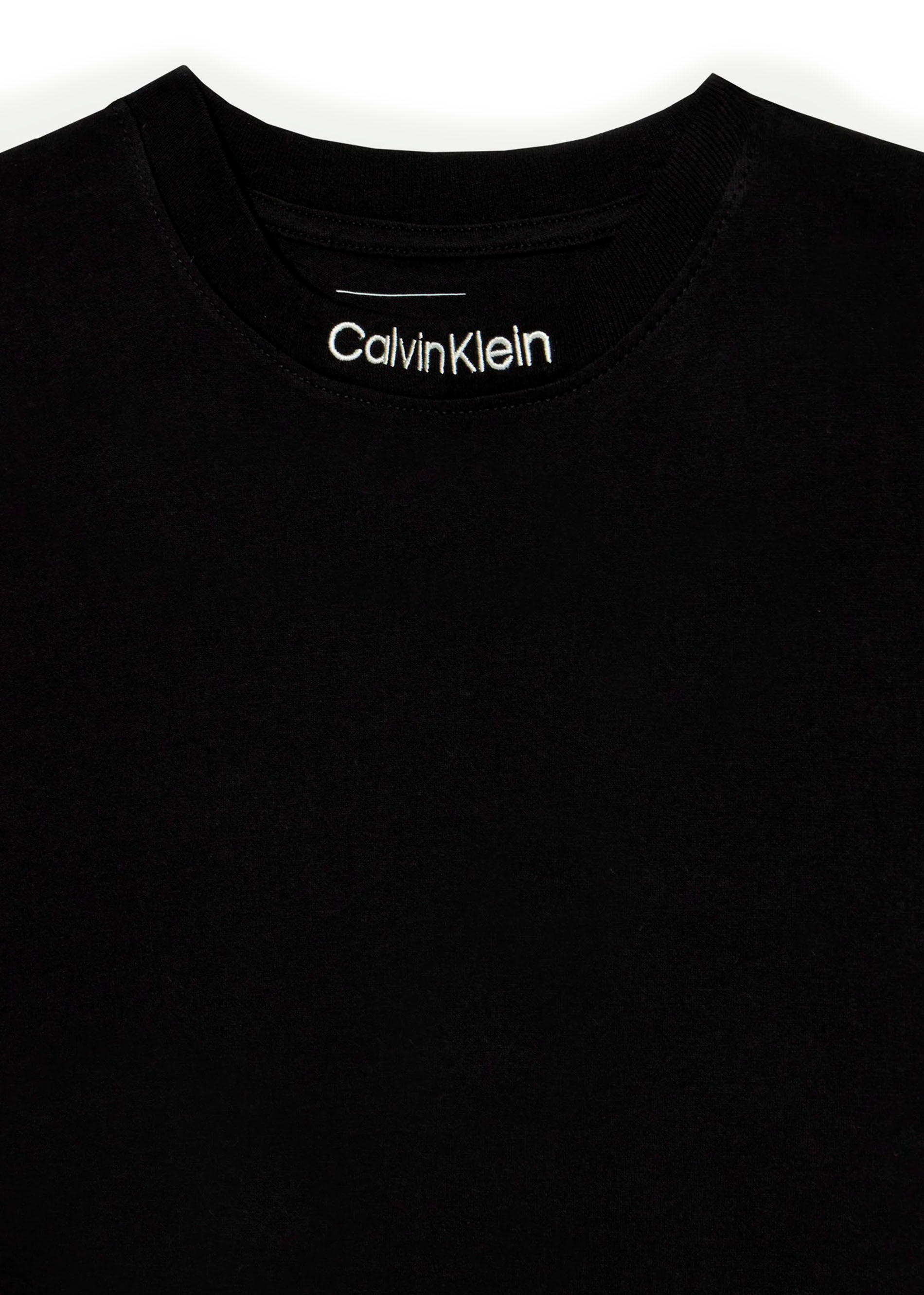 Calvin Klein Kids T-shirt Nera con Logo per Bambini