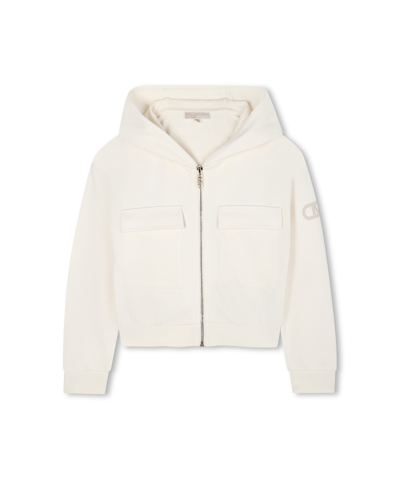 Michael Kors Kids Felpa Crema per Bambina