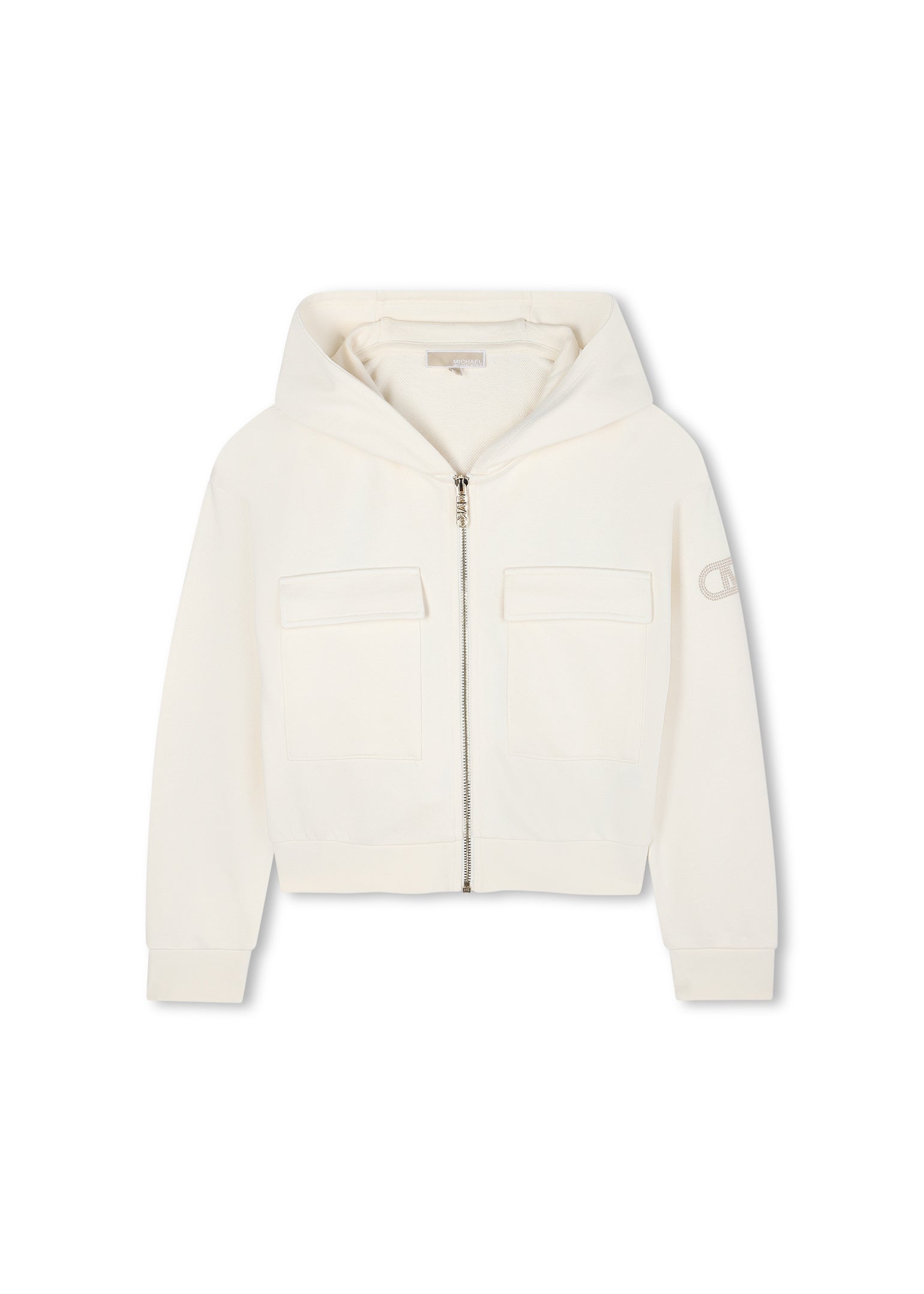 Michael Kors Kids Felpa Crema per Bambina