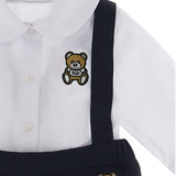 Moschino Kids Baby Girls Shirt Dungarees