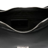 MSGM Kids Borsa a Spalla Nera con Placca Logo per Bambine (dettaglio)