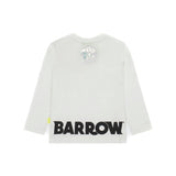 Barrow Kids T-shirt Maniche Lunghe Bianca con Logo (retro)