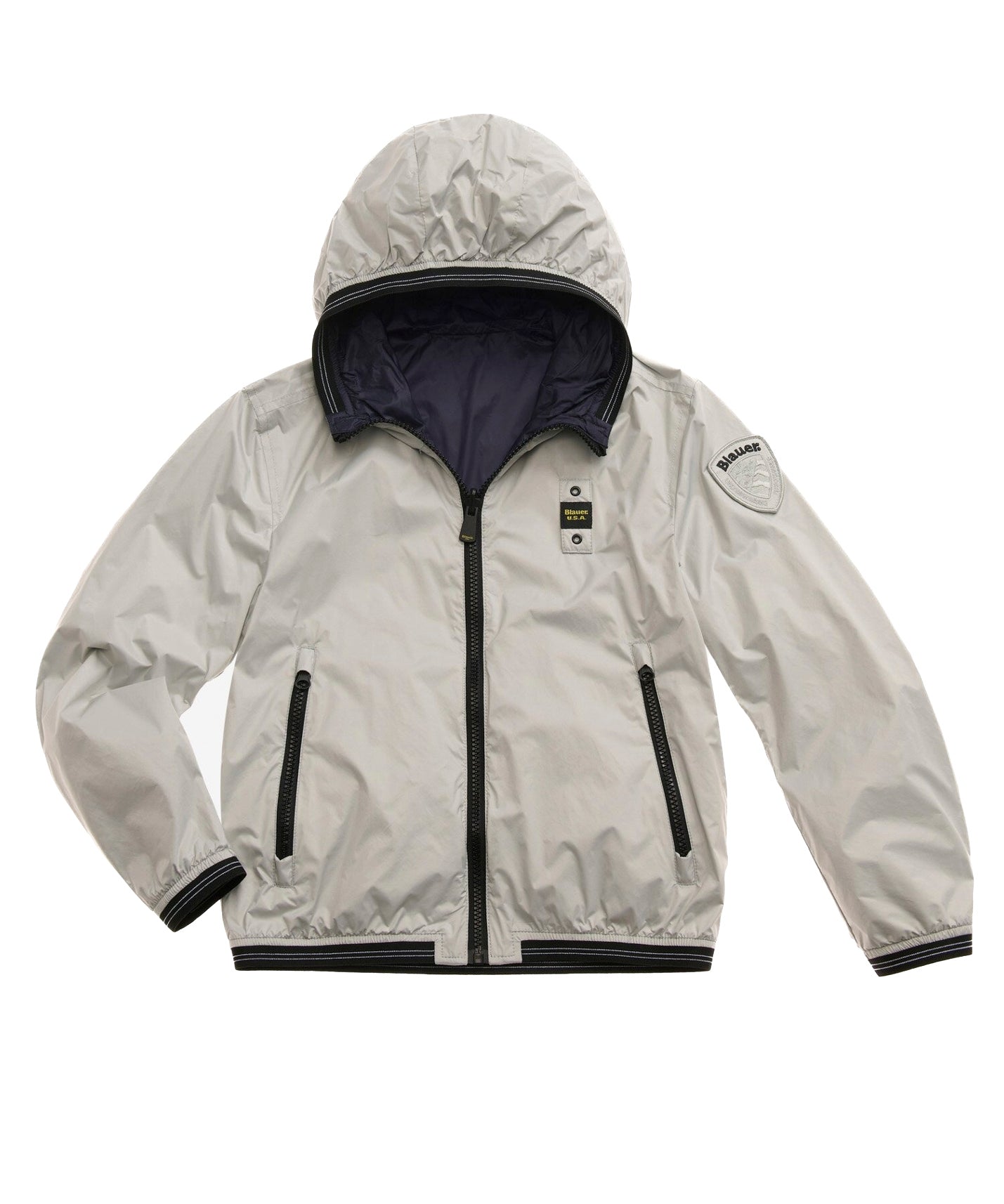 Blauer Kids Giubbino Reversibile Grigio/Blu Alkyris per Bambini