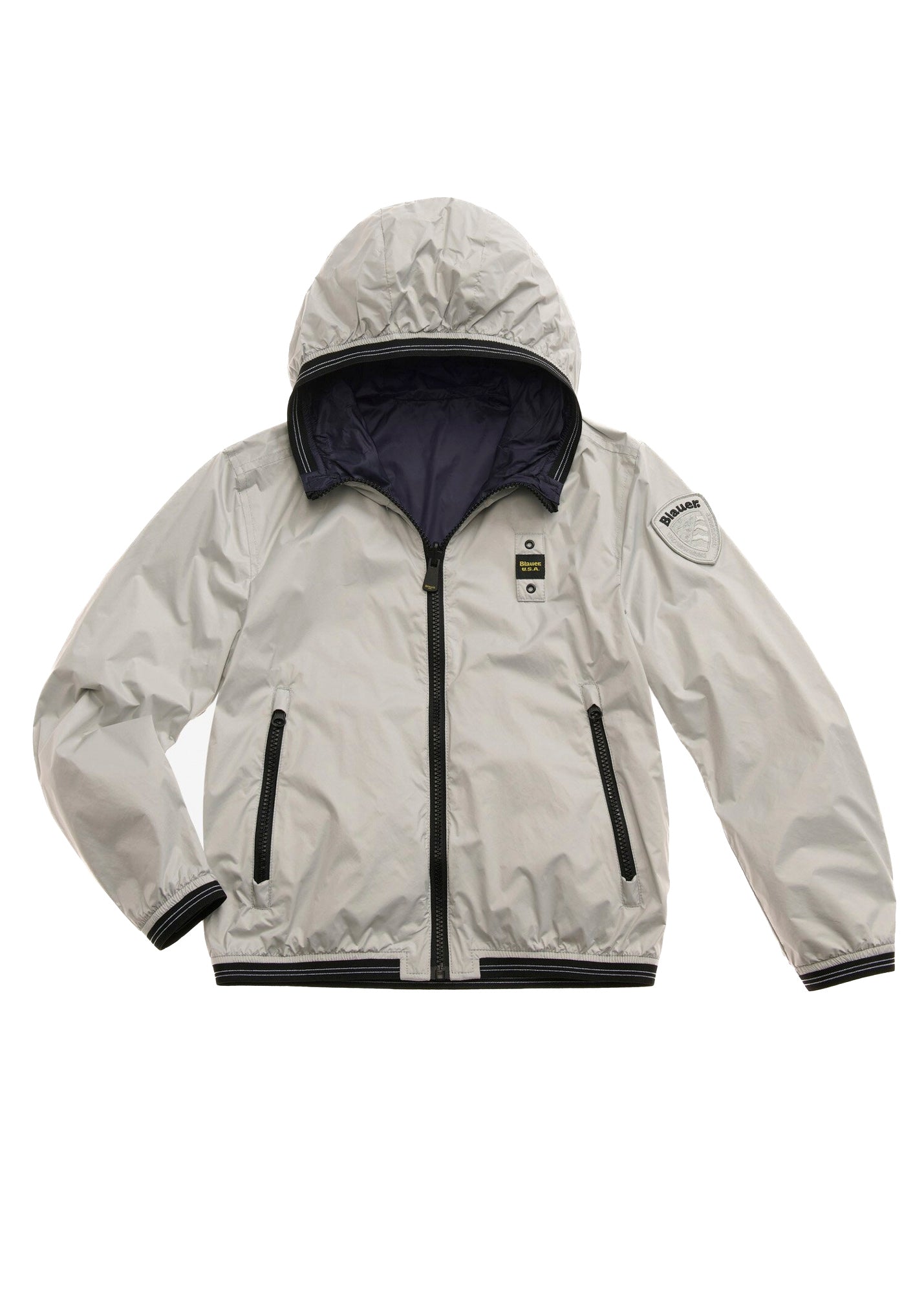 Blauer Kids Giubbino Reversibile Grigio/Blu Alkyris per Bambini
