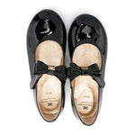 Elisabetta Franchi La Mia Bambina Ballerine Nere Lucide per Neonate