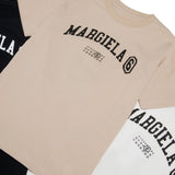 MM6 Maison Margiela Kids Tripack Tre T-Shirt in Cotone Unisex con Logo College per Bambini e Bambine