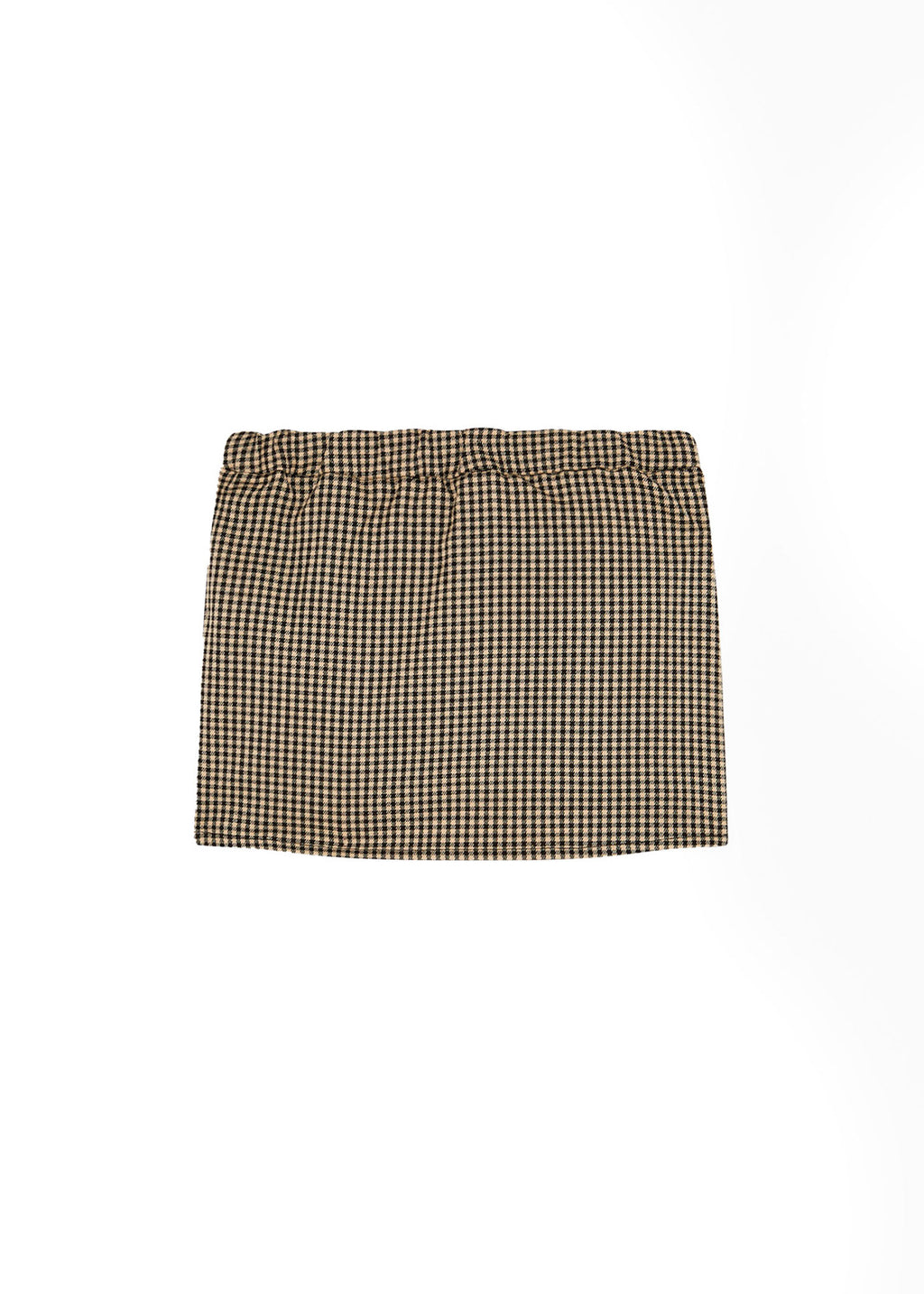 Patrizia Pepe Gonna a Quadri Beige per Bambine
