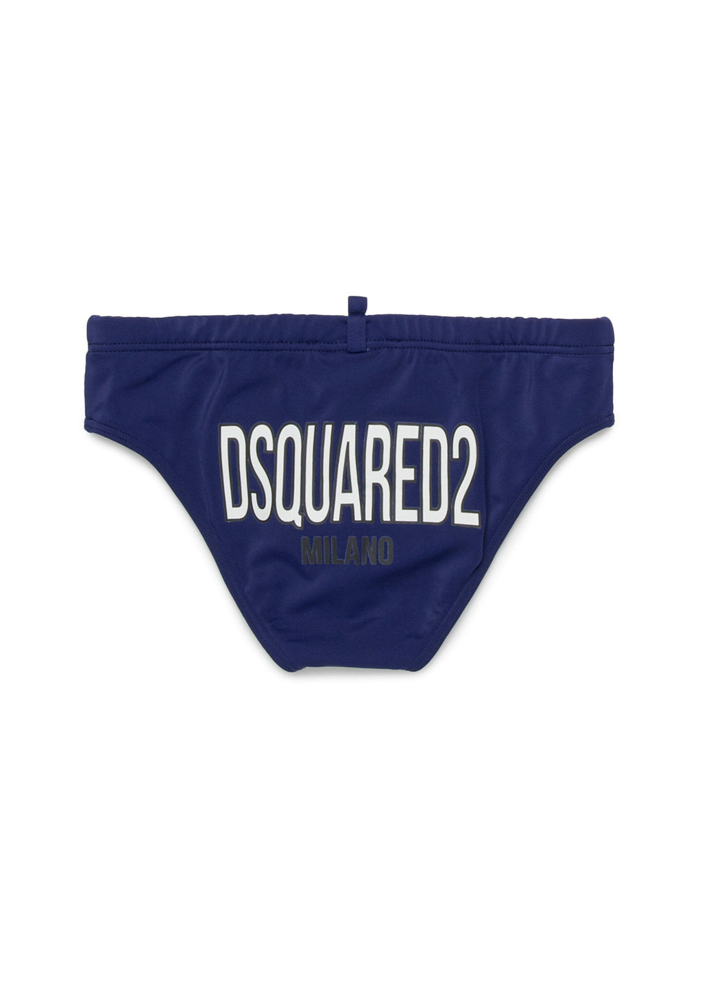 Dsquared2 Kids Costume Slip Blu con Stampa per Bambini