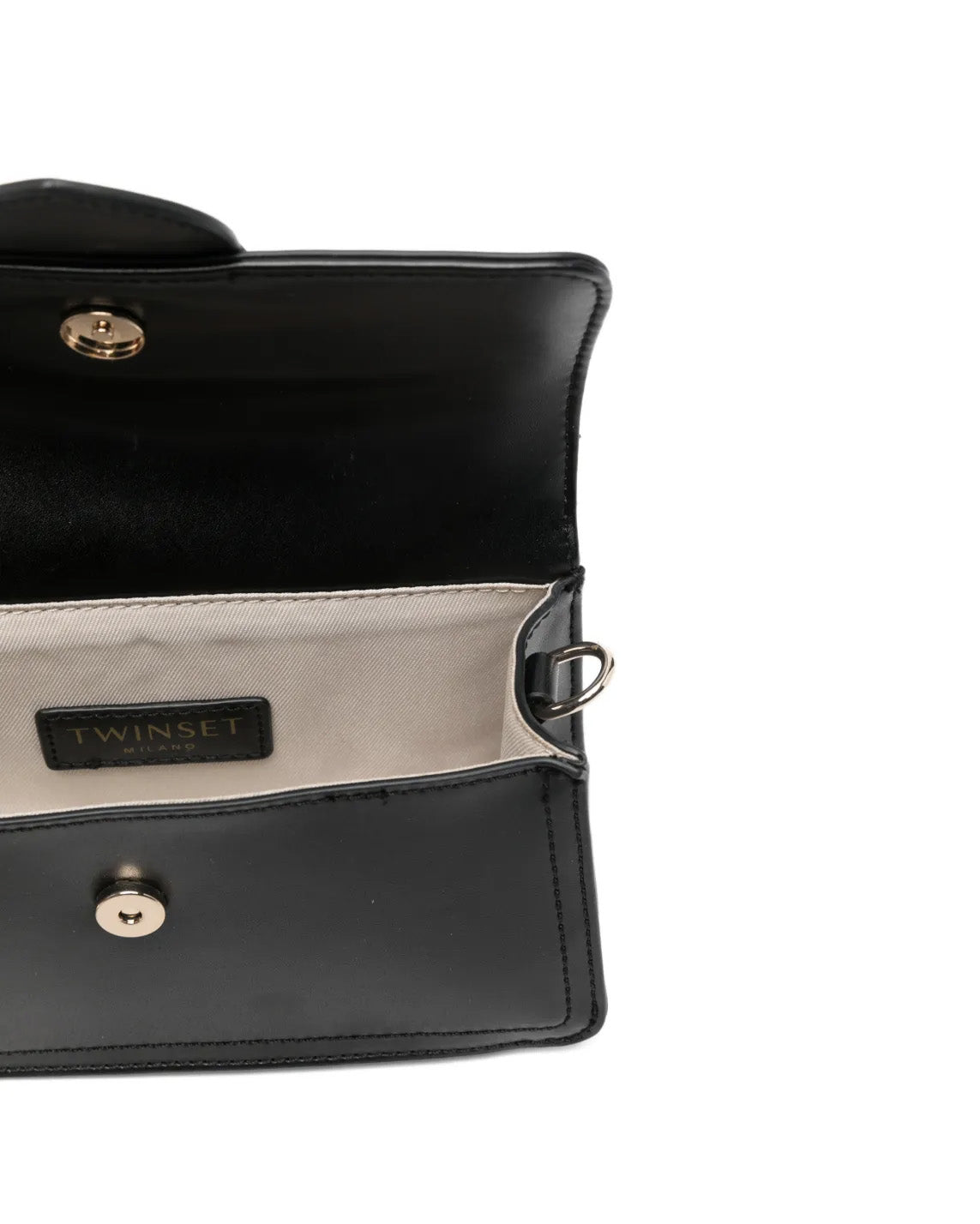 Twinset Kids Borsa Nero con Logo per Bambine