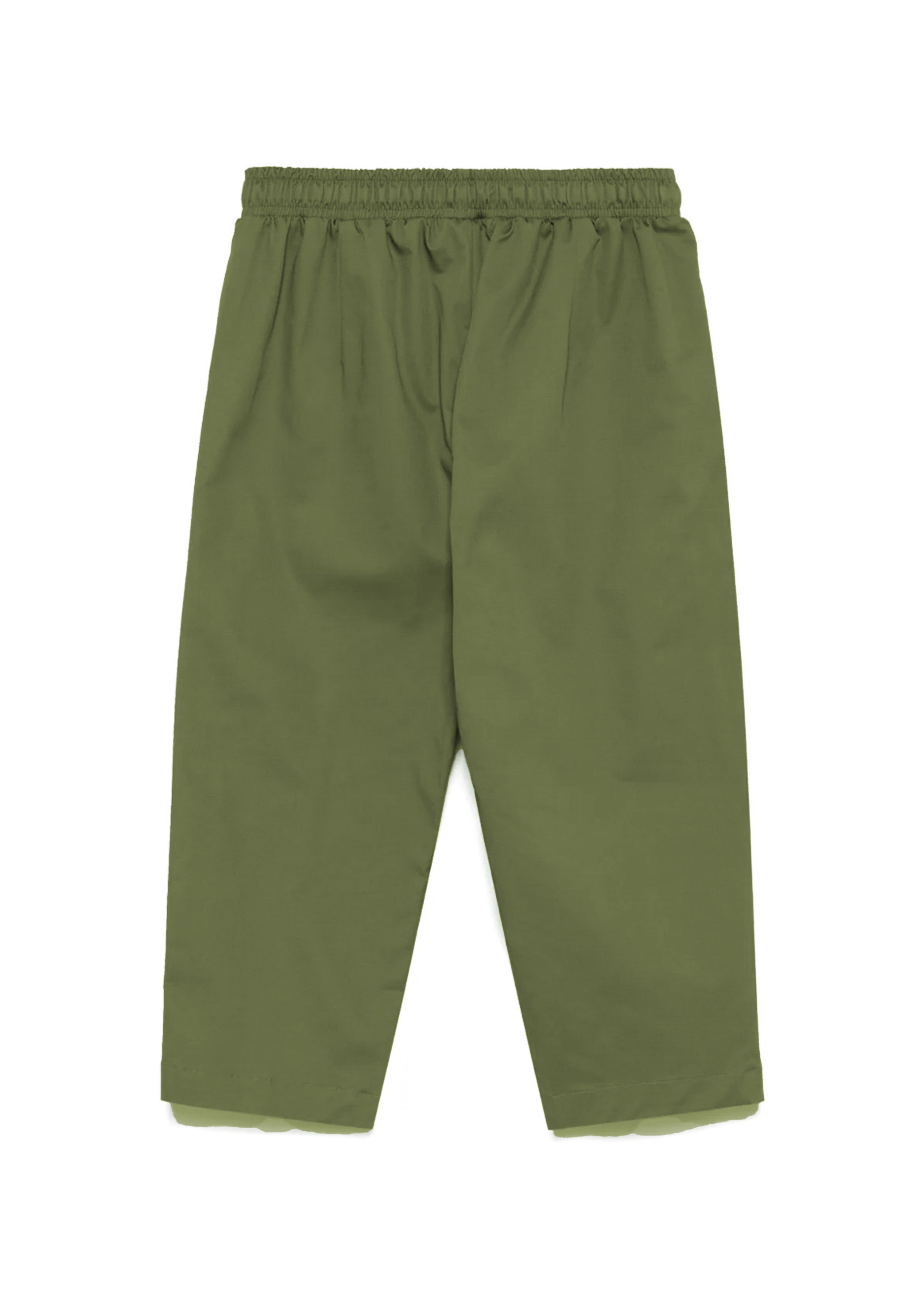 Yes London Pantaloni Verdi con Profili per Bambini