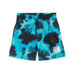 MSGM Kids Costume Boxer Turchese Tie Dye per Bambini