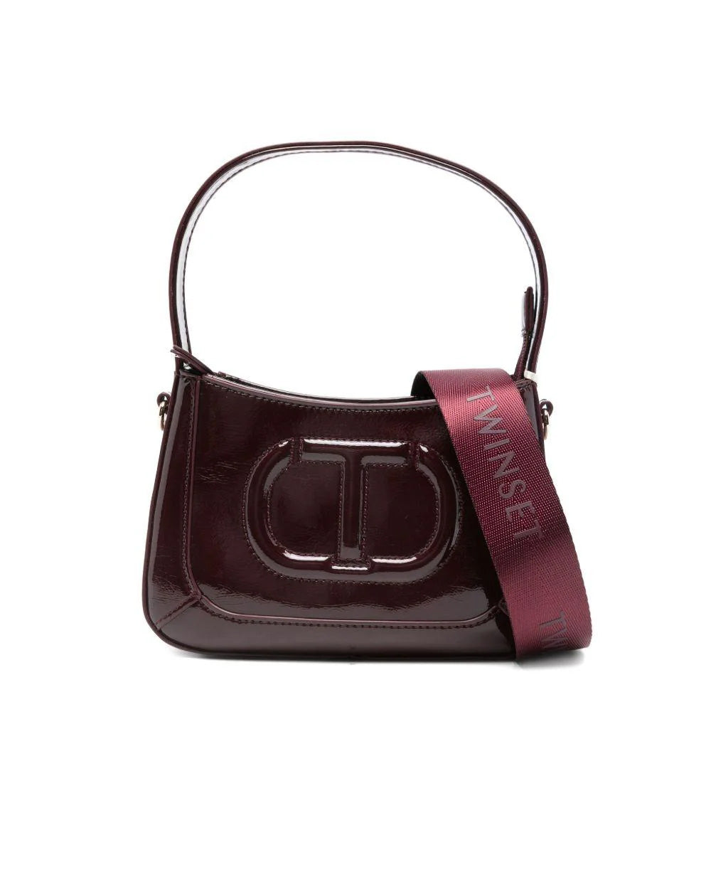 Twinset Kids Borsetta con Tracolla Rimovibile Bordeaux per Bambine