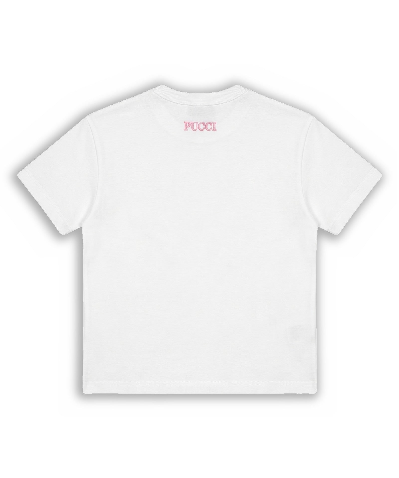 EMILIO PUCCI Kids T-shirt con Taschino Rosa per Bambini