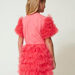 Twinset Kids Gonna Corta in Tulle a Balze