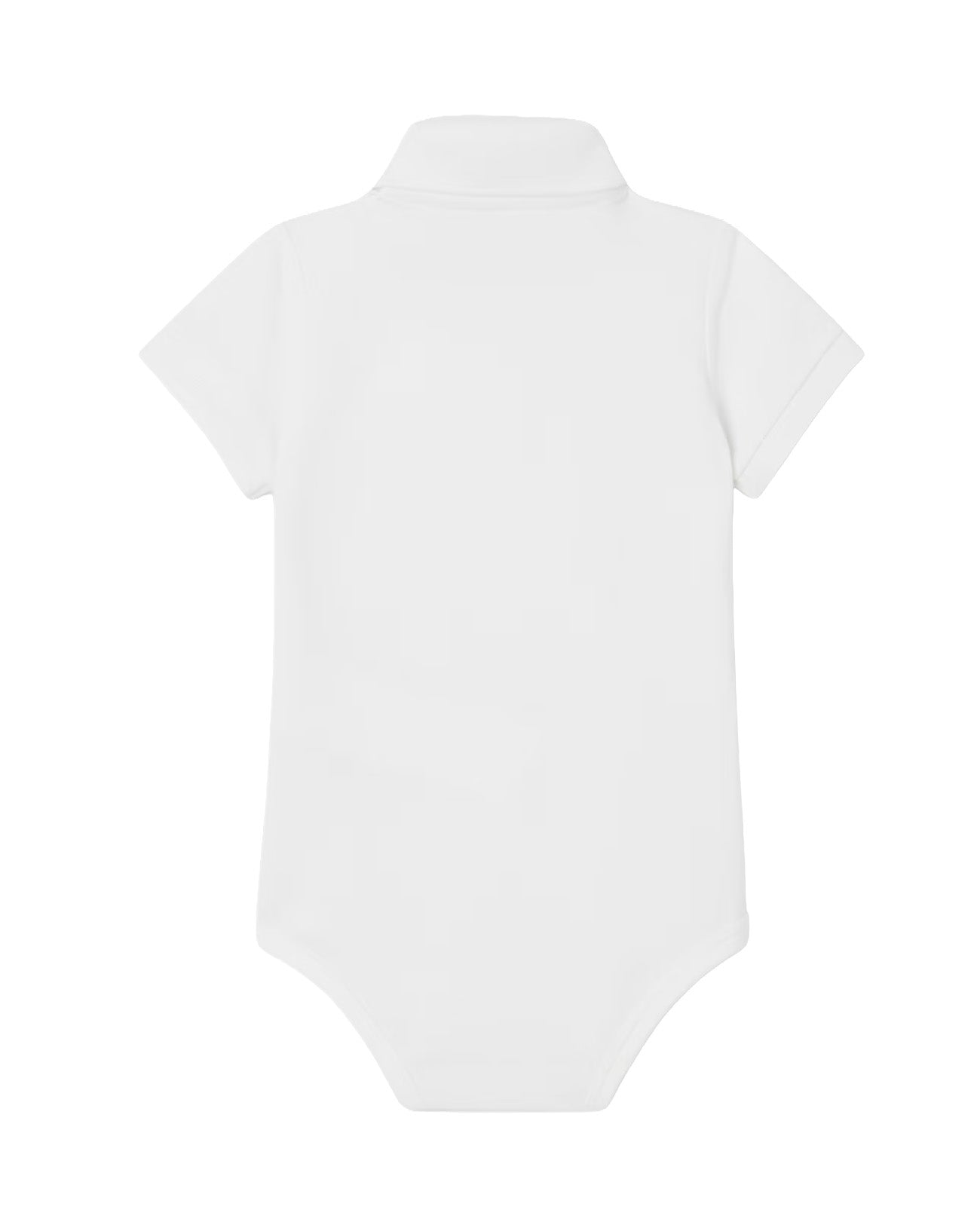 Lacoste Kids Body Bianco con Logo per Neonati
