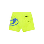 Diesel Kids Costume Boxer Giallo Fluo con Oval D per Neonati