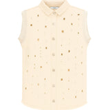 I'm Brian Camicia Smanicata Denim Beige per Bambini
