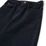 Max&Co Kids Jeans Neri a Gamba Ampia a Cinque Tasche per Bambine