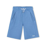 Boss Kids Bermuda Celeste con Micro Logo per Bambini