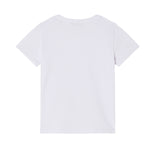 Patrizia Pepe T-shirt Bianca con Stampa per Bambine (retro)
