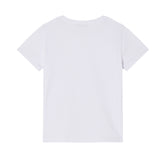 Patrizia Pepe T-shirt Bianca con Stampa per Bambine (retro)