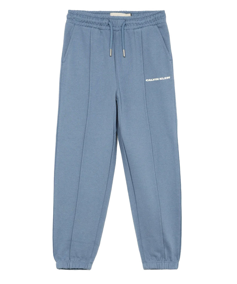 Calvin Klein Kids Pantalone Lavagna con Logo per Bambini