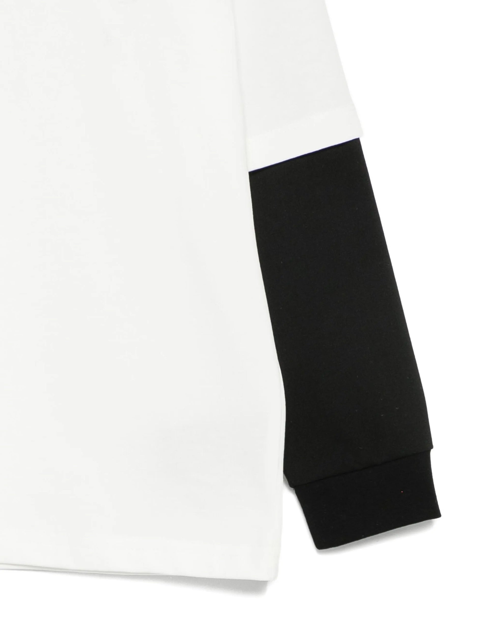 Yes London Kids T-Shirt Maniche Doppie Lunghe Bicolore per Bambini