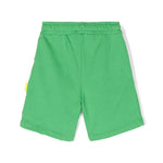 Barrow Kids Short Verde con Stampa Logo per Bambini