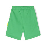 Barrow Kids Short Verde con Stampa Logo per Bambini