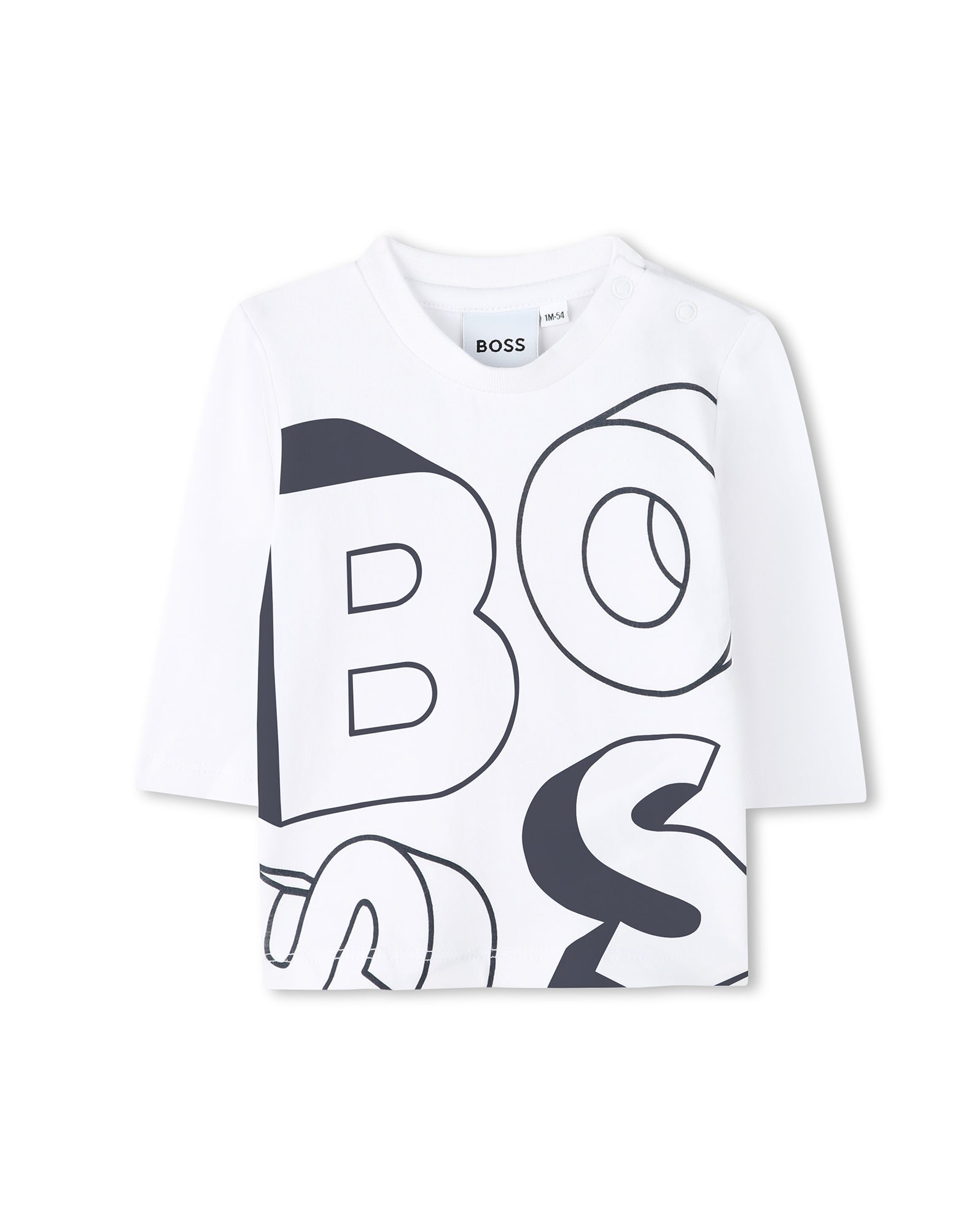 Boss Kids Completo Beige Bianco per Neonati