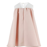 Blumarine Kids Abito con Maxi Fiocco Rosa per Bambine