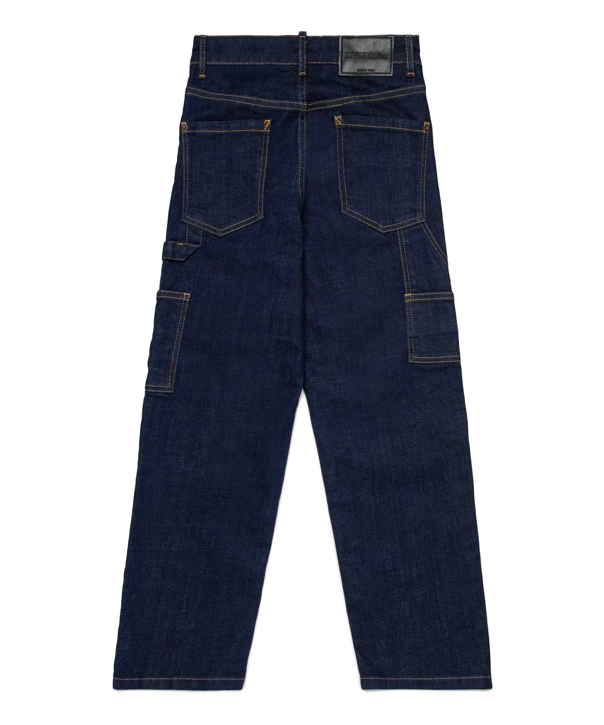Dsquared2 Kids Jeans Carpenter Denim per Bambini