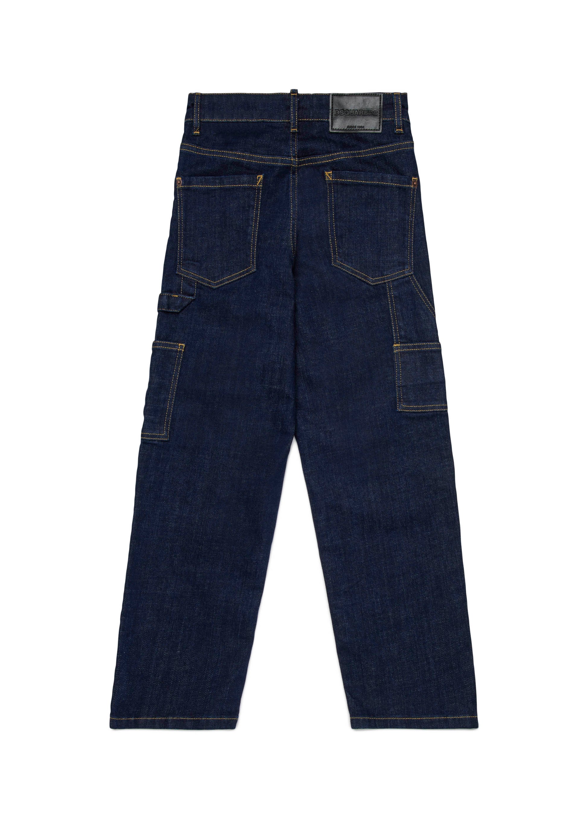 Dsquared2 Kids Jeans Carpenter Denim per Bambini
