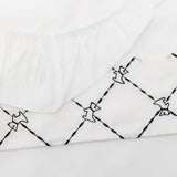 Elisabetta Franchi La Mia Bambina Lenzuolino Avorio/Nero per Neonate