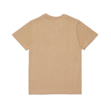 Diesel Kids T-shirt Beige con Dettaglio Stemma Metallico per Unisex Bambini