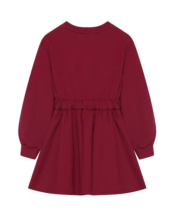 Elisabetta Franchi La Mia Bambina Abito Cherry in Cotone con Logo Ricamato per NEonate