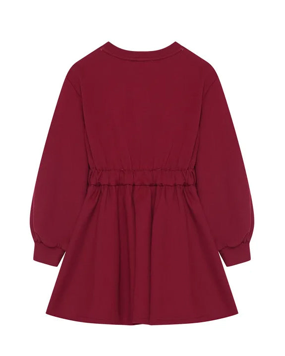 Elisabetta Franchi La Mia Bambina Abito Cherry in Cotone con Logo Ricamato per NEonate