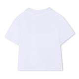 Boss Kids Completo Beige/Bianco a Strisce per Neonati
