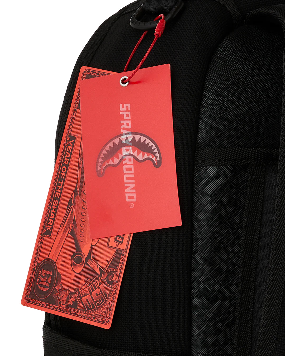 Sprayground Kids Zaino Nero SHARK CENTRAL KNIT per Bambini