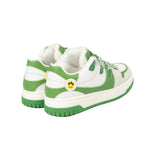 Barrow Kids Sneakers Verde e Bianco con Logo per Bambini